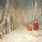 Eva Wilms - bildkonstnär - Barnet 8- tempera och blyerts - 120x90 cm